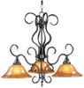 1768MB Mid. Chandeliers-Glass Down - 731190 - Capital Lighting, Inc.