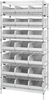 Open Wire Shelving, 8Shelves, 14Bin, Clr; Shelving Unit Type Quantum Storage - 42AC8189 - Newark, An Avnet Company