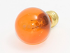 10 Watt, 130 Volt S11 Transparent Orange Sign/Indicator Bulb -- B702510 - Image