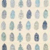 Kos Embroidered Linen - Detail - NF08/BL - Vaughan Designs, Inc.