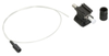 Pre-Polished Fiber Optic Connector, 50-Micron Multimode, ST, Black, 10-Pack - PP-ST-50MM - Visual Sound, Inc.