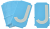 BradyGlo Gothic Quik Align Letter J - 6002-J - Brady Corporation