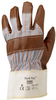 Ansell Hyd-Tuf 52-547 Brown/Gray 9 Cotton/Leather Full Fingered Work & General Purpose Gloves - Nitrile Palm Only Coating - 076490-07480 - 076490-07480 - R. S. Hughes Company, Inc.