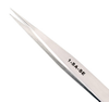 Excelta One Star Utility Tweezers 1-SA-SE - Stainless Steel Straight Very Fine Point Tip - 4 1/2 in Length - EXCELTA 1-SA-SE - R. S. Hughes Company, Inc.