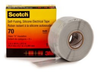 3M Scotch 70 Gray Insulating Tape - 1 in Width x 30 ft Length - 12 mil Thick - Electrically Insulating - 57261 - 051128-57261 - R. S. Hughes Company, Inc.