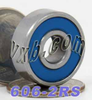606-2RS Bearing 6x17x6 Sealed - Kit7736 - NationSkander California Corporation