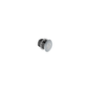 Point Coat Hook, Oval in-line Housing, Satin Flange, Chrome Hook - MP-07-122-21 - Southco