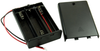 Battery Holder W/cover, 3Aa, Wire Leads; Battery Sizes Accepted Keystone - 31C0587 - Newark, An Avnet Company