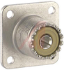 connector,rf coaxial,uhf commercial panel recept,4-hole flange,solder cup term - 70142966 - Allied Electronics, Inc.