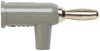 Conn, Banana, Plug, 15A, Screw, Grey; Gender Pomona - 07AH5025 - Newark, An Avnet Company