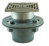 Floor Drain with Square Stainless Steel Strainer - FD-1100-M - Watts
