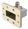 WR-187 to Type N Female Waveguide to Coax Adapter UDR48 with 3.94 GHz to 5.99 GHz in Aluminum - FMWCA1083 - Fairview Microwave Inc.