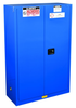 Justrite Sure-Grip EX 45 gal Blue Hazardous Material Storage Cabinet - 43 in Width - 65 in Height - 697841-15469 - 697841-15469 - R. S. Hughes Company, Inc.