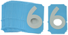 Brady Bradyglo Number Label - Printed Msg = 6 - 6001-6 - 754473-83640 - R. S. Hughes Company, Inc.