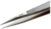 Tweezers - Straight - Strong Tips (Length: 4.75; CTM: .0175 x .0098; Material: carbon steel) - EXCELTA 00B - R. S. Hughes Company, Inc.