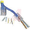 CONNECTOR,EZ-RJ45 MODULAR PLUG,CATEGORY5,FOR TWISTED PAIR CABLES - 70000522 - Allied Electronics, Inc.