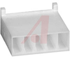 Connector; Nylon; Receptacle; 5; White;Crimp; 180 deg; 0.1 in.; UL 94V-0 - 70083800 - Allied Electronics, Inc.