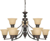 60-3131 Mid. Chandeliers-Glass Up - 429497 - Capital Lighting, Inc.