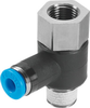Push-in T-fitting - QSTF-3/8-3/8-U - Festo Corporation
