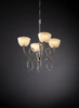 GLA-8910-36-WHTW-NCKL Mid. Chandeliers-Glass Up - 494987 - Capital Lighting, Inc.