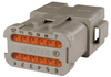 Rectangular Connectors, Heavy Duty - DT Series - DT04-12PA-CE07 - LADD Distribution