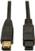 FireWire 800 IEEE 1394b Hi-speed Cable (9pin/6pin M/M) 10-ft. -- F017-010 - Image