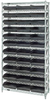 Open Wire Shelving, 12Shelves, 33Bin/blk; Shelving Unit Type Quantum Storage - 42AC7034 - Newark, An Avnet Company