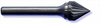 60 Cone Shape Carbide Bur - SJ-9 - Advanced Carbide Tool Company, Inc.