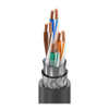 DataTuff® Cat 5e, 4 Bonded-Pr #24 Sol BC, PO Ins, OS+TC Brd, PVC Jkt, CMR CMX-Outdoor -- 7957A - Image