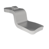 Quarter-Turn Cam Latch Cam, 32mm  Grip, 316 Stainless Steel, Electropolished - E5-9017 - Southco