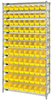 Open Wire Shelving, 12Shelves, 88Bin/yel; Shelving Unit Type Quantum Storage - 44AC8042 - Newark, An Avnet Company