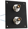 2 JACK PANEL INSERT BULKHEAD REAR MOUNT TRB 3 LUG ISOLATED JACK WITH 30-02002 LEAD 12