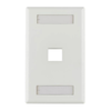 Keystone Faceplates, Frames - FPISINGLE-W-ND - DigiKey