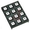 Keypad; 4 x 4; Post; 3 in.; 24 VDC @ 10mA; 10 Ohms (Max.); Black; -40 to 80 de - 70217237 - Allied Electronics, Inc.