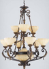 32764 Large Chandeliers-Glass Shade - 782774 - Capital Lighting, Inc.