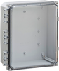 Polycarbonate  Electrical Enclosure 12X10X4 -- H12104HCF - Image