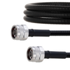 Fire Rated Low PIM N Male to N Male Cable SPF-250 Coax in 150 cm Using Times Microwave Parts and RoHS - FMCA2030-150CM - Fairview Microwave Inc.