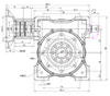 Adjustable backlash worm Gearbox -- CYCM110-VS - Image