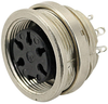 Circular Connector Receptacle 6 Position Panel; Product Range Amphenol Sine/tuchel - 34B7611 - Newark, An Avnet Company