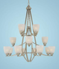 Large Chandeliers-Glass Shade - 424259 - Capital Lighting, Inc.
