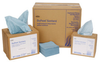 Dupont Sontara MP121 Blue Cellulose / Polyester 250 Wipe - Pop-up Dispenser - 250 wipes per box - 16.5 in Overall Length - MP12165BG -- MP12165BG - Image