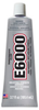 Eclectic E6000 Industrial Strength Solvent Based Adhesive High Viscosity Clear 3.7 oz Tube -- E6000 3.7OZ CLEAR