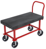 Akro-Mils 1800 lb Powder Coated HDPE Structural Foam 16 ga Platform Truck - 24 in Deck Length - 26 7/8 in Deck Height - 8 in Mold-on Rubber Casters - RWHV24481A5M8 -- RWHV24481A5M8 - Image