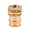 E-Z Sonic™ Threaded Insert for Plastic - Tapered - Double vane - 1/4-20 -- DV-420-TH - Image