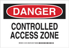 Admittance Sign - 124748 - Brady Corporation