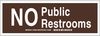 Restroom Sign - 124637 - Brady Corporation