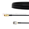 SMA Male to SSMC Plug Cable FM-SR086TBJ Coax in 12 Inch - FMCA1508-12 - Fairview Microwave Inc.