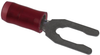 Terminal, Spade/fork, #6, Crimp, Red; Product Range Amp Te Connectivity - 87F5583 - Newark, An Avnet Company