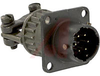 connector,metal circ,class f,wall recept w/cable clamp,sz10,6#20 solder pin cont - 70010441 - Allied Electronics, Inc.