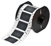 Brady Permasleeve B-342 Black Polyolefin Thermal Transfer Die-Cut Thermal Transfer Printer Sleeve - 2 in Width - 0.75 in Height - 0.25 in Min Wire Dia to 0.7 in Max Wire Dia - Double-Side Printable - - 662820-96769 - R. S. Hughes Company, Inc.